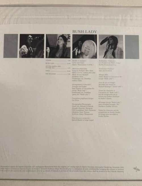 ALANIS OBOMSAWIN - BUSH LADY Vinyl Record