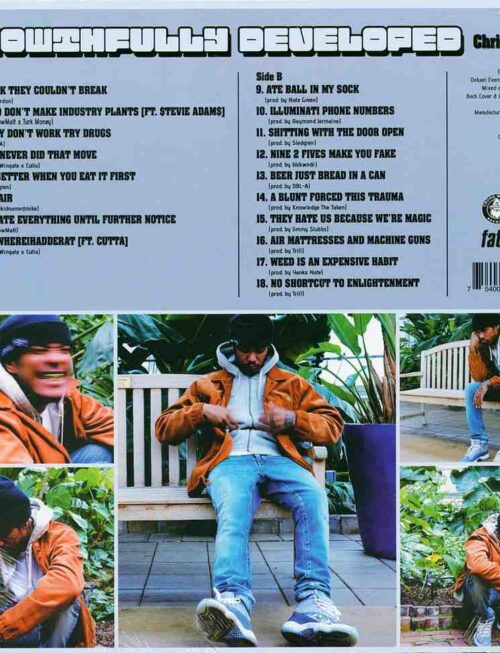 CHRIS CRACK - Growthfully Developed Vinyl Record