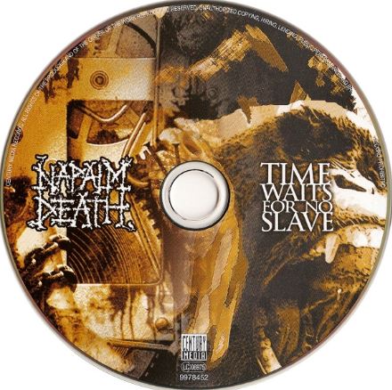 NAPALM DEATH TIME WAITS FOR NO SLAVE (RE-IS Vinyl