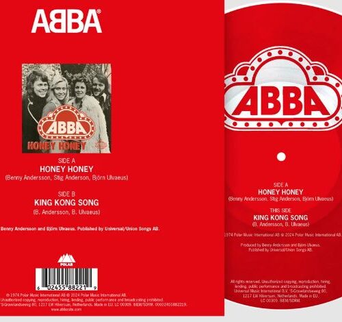 ABBA Honey Honey (English) / King Kong Song Vinyl