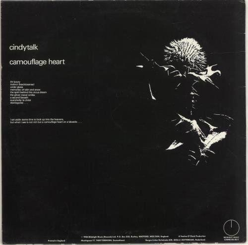 CINDYTALK - CAMOUFLAGE HEART Vinyl Record