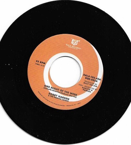 BOBBY HARDEN & THE SOULFUL SAINTS - ONE NIGHT OF THE WEEK Vinyl Record