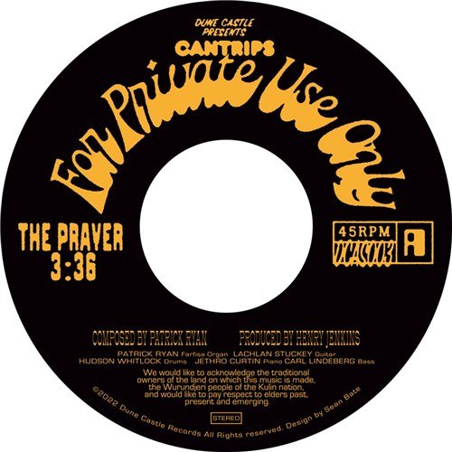 Cantrips - For Private Use Only Vinyl Record