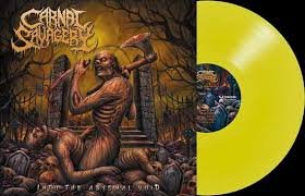 CARNAL SAVAGERY - Into The Abysmal Void (Clear Formaldehyde Yellow Vinyl) Vinyl Record
