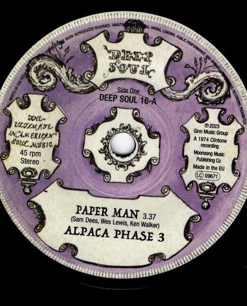 Alpaca Phase III / Sam Dees - Paper Man / False Alarms Vinyl Record