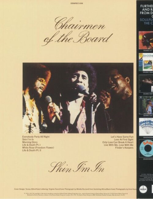 CHAIRMEN OF THE BOARD - Skin Im In (50th Anniversary Edition) Vinyl Record