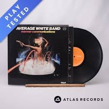 AVERAGE WHITE BAND - WARNER COMMUNICATIONS (CLEAR V Vinyl Record