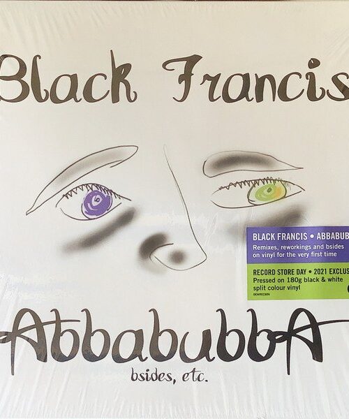 BLACK FRNACIS - ABBABUBBA (BLACK & WHITE SPLIT Vinyl Record