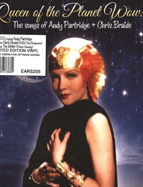 ANDY PARTRIDGE & CHRIS BRAIDE - QUEEN OF THE PLANET WOW! Vinyl Record