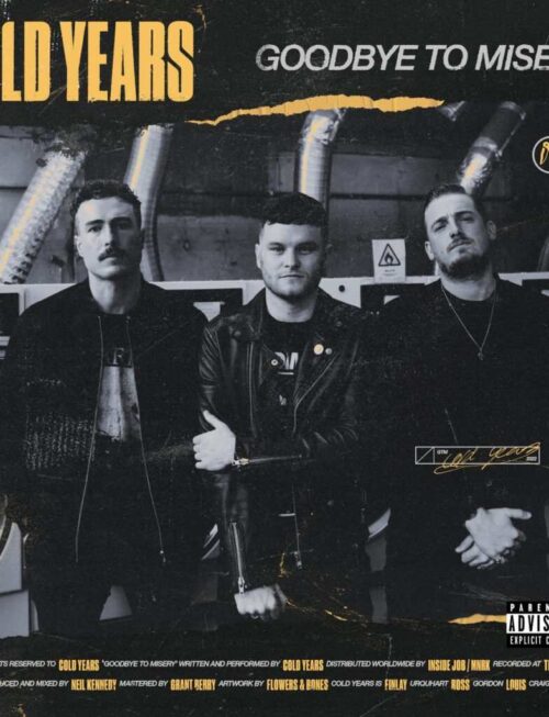 COLD YEARS - GOODBYE TO MISERY Vinyl Record