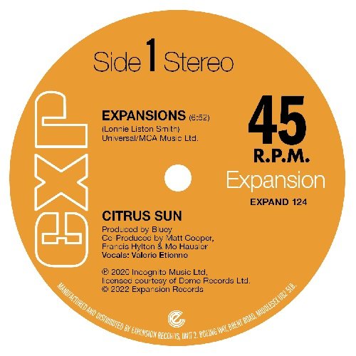 CITRUS SUN - EXPANSIONS / HARD BOILED Vinyl Record