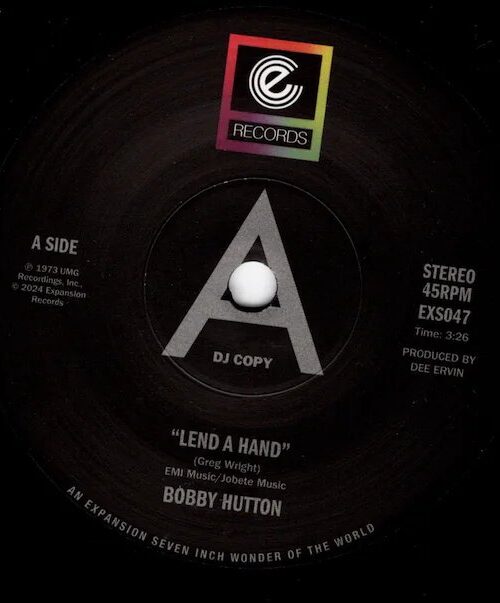 BOBBY HUTTON - LEND A HAND / COME SEE WHATS Vinyl Record