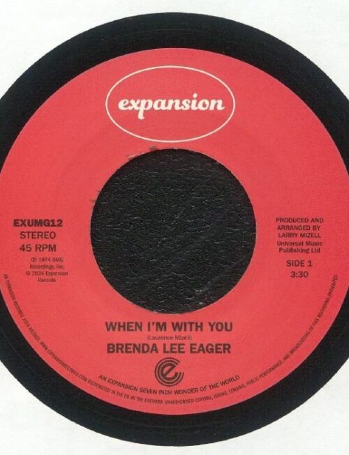 BRENDA LEE EAGER - WHEN IM WITH YOU Vinyl Record