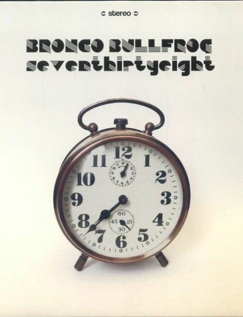 BRONCO BULLFROG - Seventhirtyeight Vinyl Record