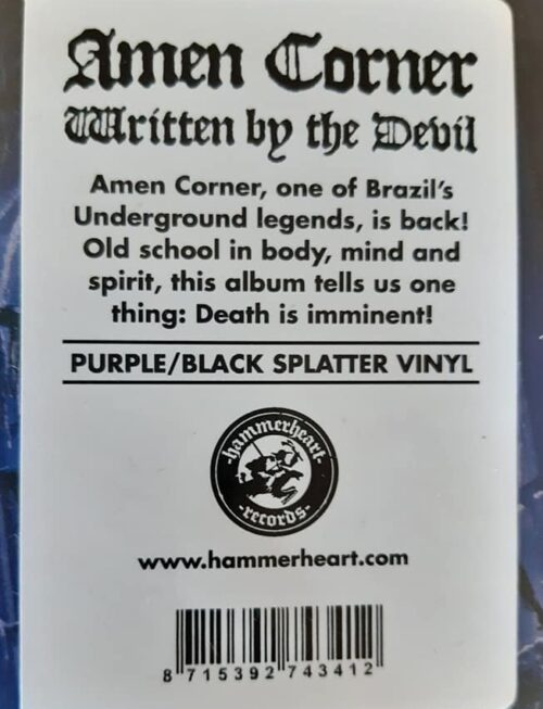 AMEN CORNER - WRITTEN BY THE DEVIL Vinyl Record
