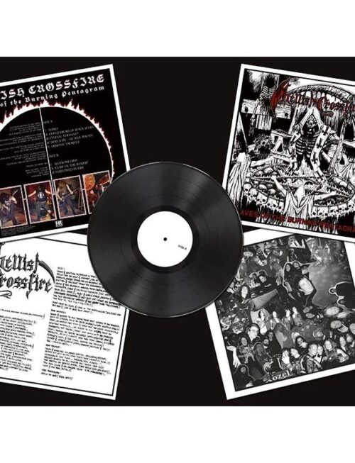 HELLISH CROSSFIRE - Slaves Of The Burning Pentagram Vinyl Record