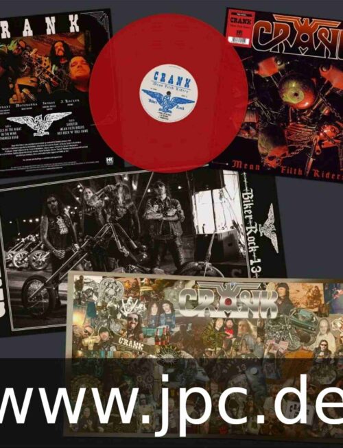 CRANK - Mean Filth Riders (Red Vinyl) Vinyl Record