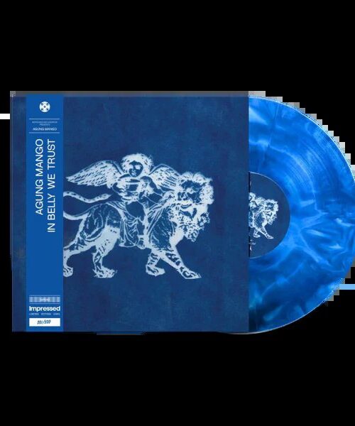 AGUNG MANGO - IN BELLY WE TRUST (BLUE AND WHITE MARBLE VINYL) Vinyl Record
