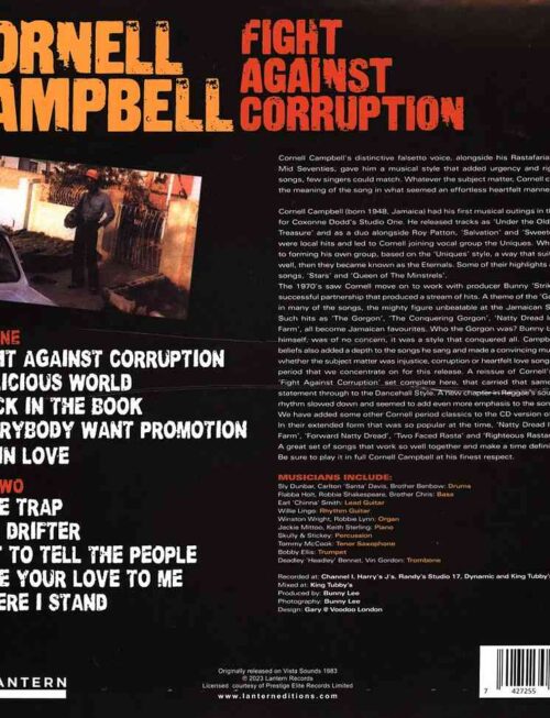 CORNEL CAMPBELL - FIGHT AGAINST CORRUPTION Vinyl Record