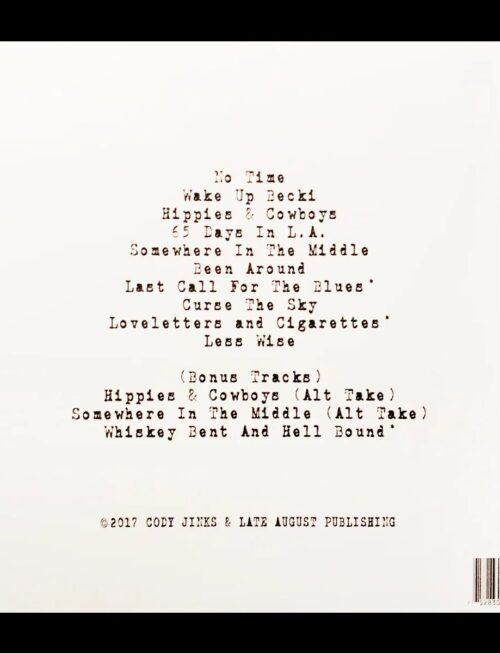 CODY JINKS - LESS WISE MODIFIED Vinyl Record