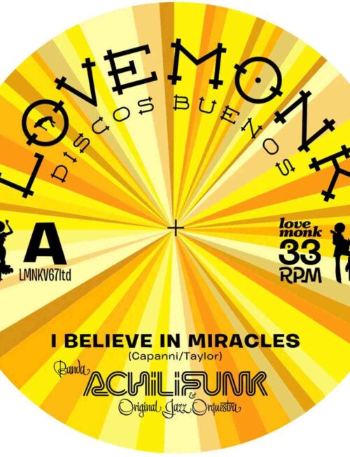 Banda Achilifunk & OJO - I Believe In Miracles Limited Edition Yellow Vinyl Vinyl Record