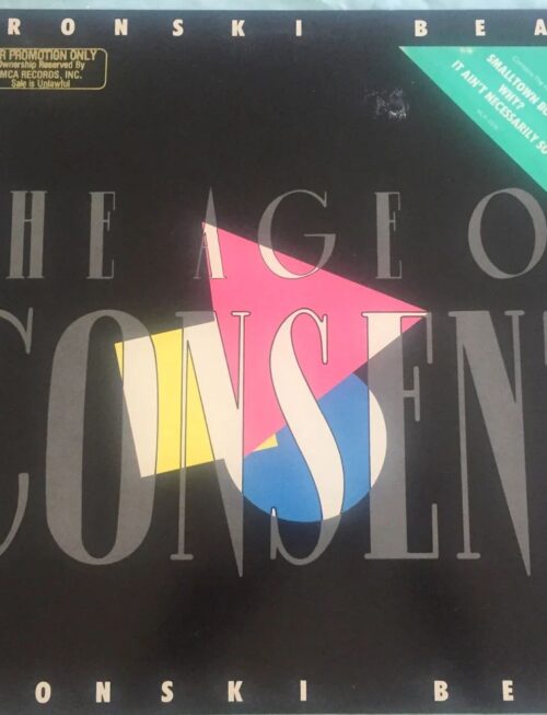 BRONSKI BEAT - THE AGE OF CONSENT Vinyl Record