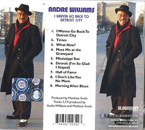 ANDRE WILLIAMS - I Wanna Go Back To Detroit City Vinyl Record