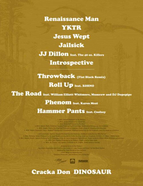 CRACKA DON - Dinosaur Vinyl Record