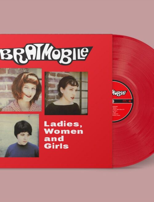 BRATMOBILE - Ladies. Women And Girls (Red Vinyl) Vinyl Record