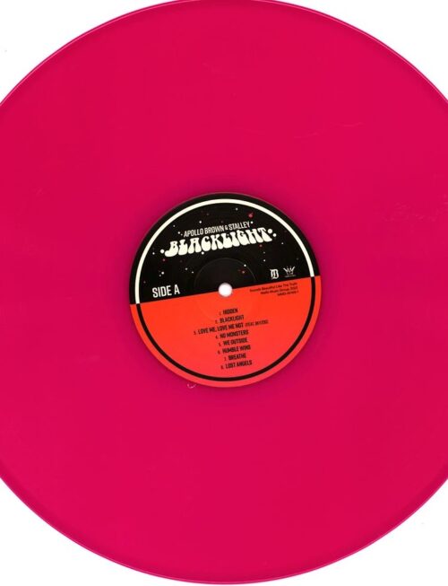 APOLLO BROWN & STALLEY - Blacklight (Neon Purple Vinyl) (Indie Exclusive) Vinyl Record