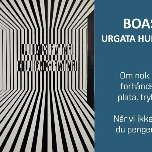 BOASTEIN - Urgata Hurgata Vinyl Record