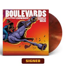 BOULEVARDS - Electric Cowboy: Born In Carolina Mud (Red/Black Swirl Vinyl) (Indie Exclusive) Vinyl Record