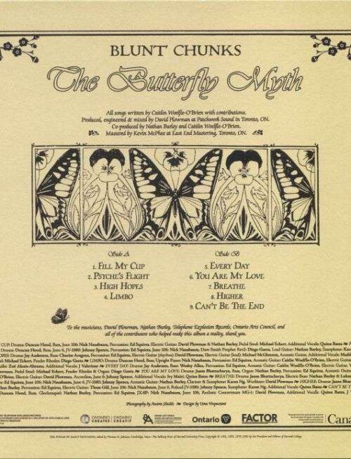 BLUNT CHUNKS - The Butterfly Myth Vinyl Record