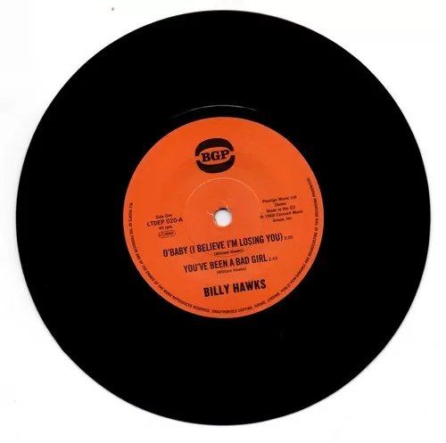 Billy Hawks - O'Baby! Vinyl Record