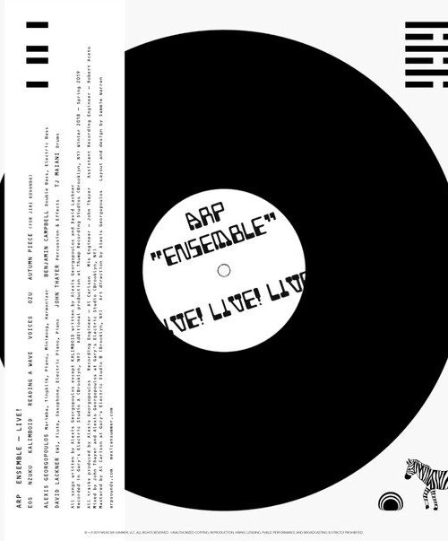 ARP - ENSEMBLE - LIVE! Vinyl Record