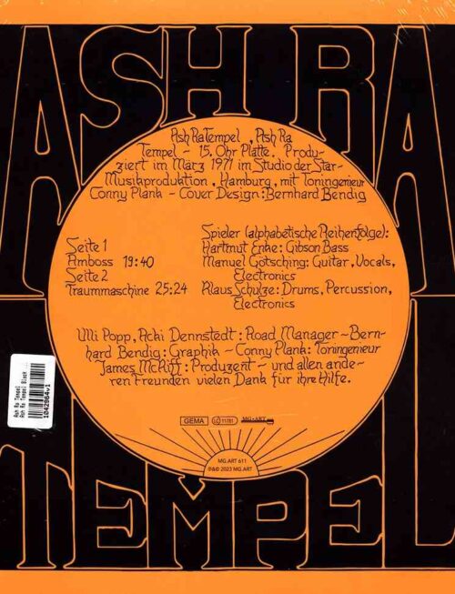 ASH RA TEMPEL - STARRING ROSI Vinyl Record