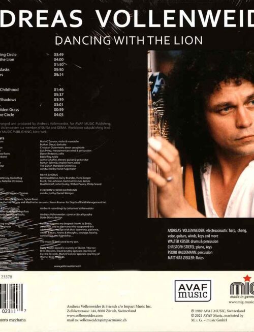 ANDREAS VOLLENWEIDER - DANCING WITH THE LION Vinyl Record