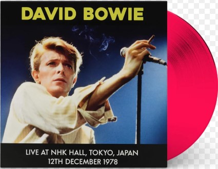 DAVID BOWIE - Live At Nhk Hall. Tokyo. Japan 12Th December 1978 (Pink Vinyl) Vinyl Record
