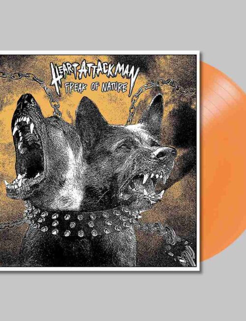 HEART ATTACK MAN - FREAK OF NATURE(ORANGE COLOUR) Vinyl Record