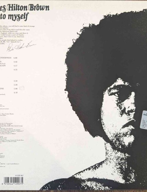 CHARLES HILTON BROWN - Owed To Myself (White Vinyl) Vinyl Record