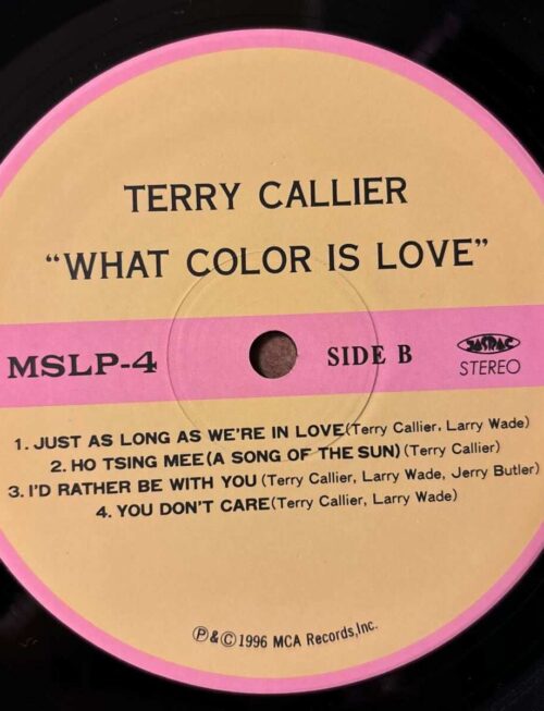 Terry Callier - What Color Is Love (1LP) Vinyl Record