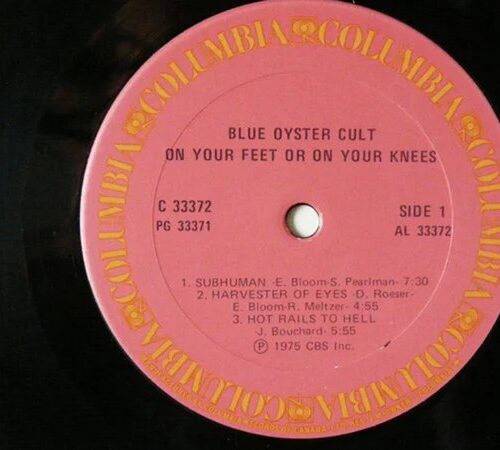 Blue Oyster Cult - On Your Feet Or On Your Knees (2LP Colour Vinyl Record