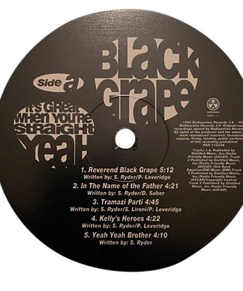 Black Grape - Its Great When Youre Straight‚Ä¶Yeah (1LP Black) Vinyl Record