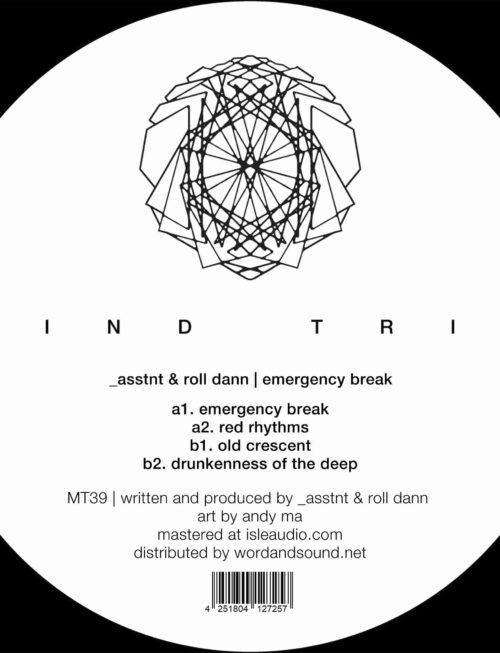 ASSTNT / ROLL DANN - Emergency Break Vinyl Record