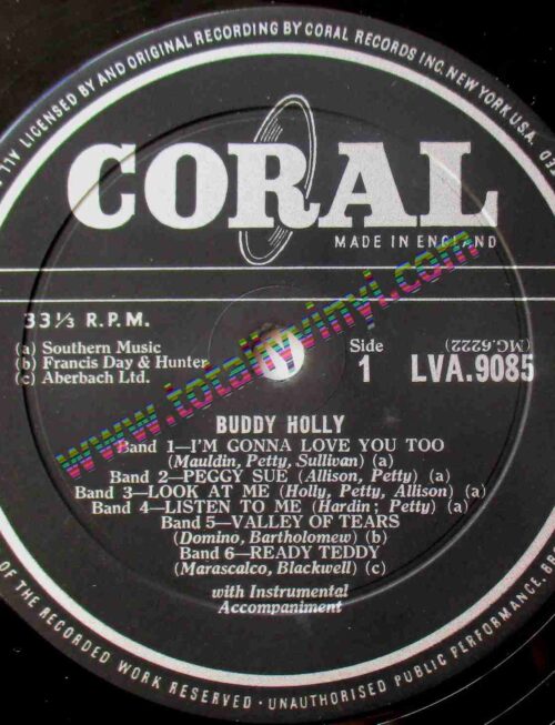 BUDDY HOLLY - The Platinum Collection (White Vinyl) Vinyl Record