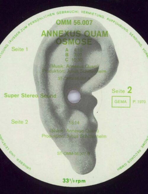 ANNEXUS QUAM - OSMOSE Vinyl Record