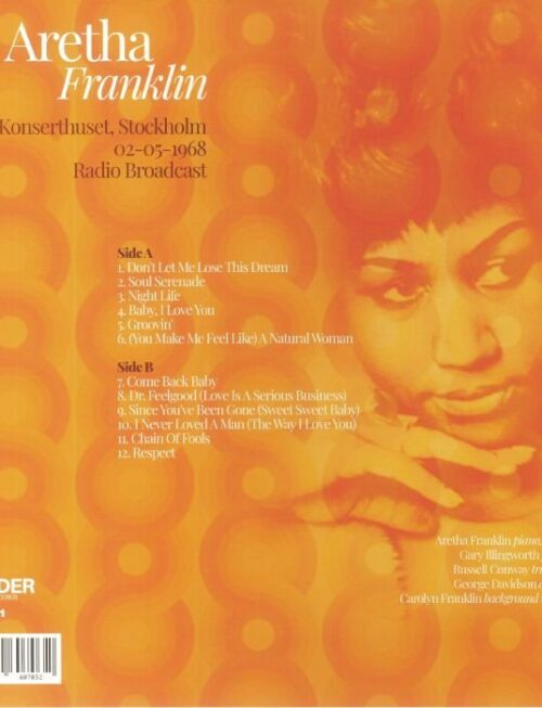 ARETHA FRANKLIN - A Natural Woman... In Sweden Vinyl Record