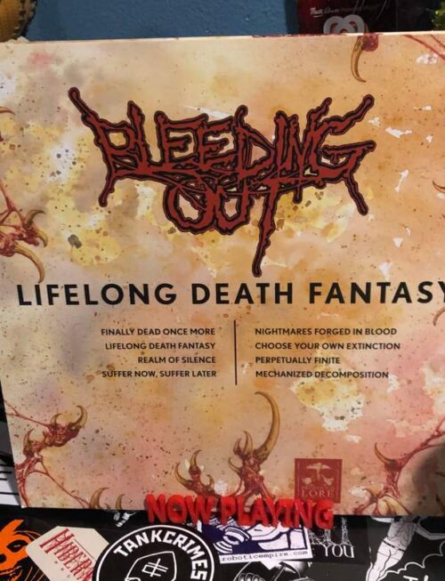 BLEEDING OUT - Lifelong Death Fantasy Vinyl Record