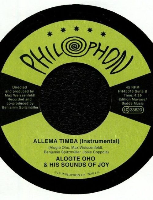 Alogte Oho & His Sounds of Joy - Allema Timba Vinyl Record