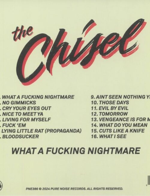 CHISELTHE - WHAT A FUCKING NIGHTMARE Vinyl Record